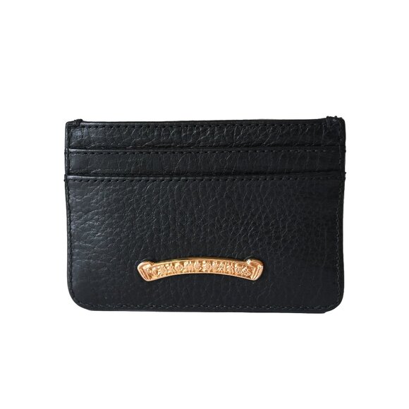 Chrome Hearts Leather Card holder Black - Picture 1 of 2